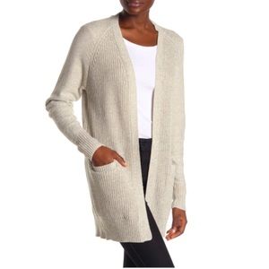 Cloth. By Design Marled Elbow Patch Cardigan